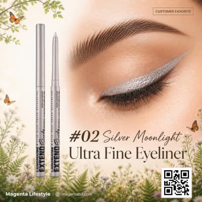 Langmanni Extend Stay Gel Eyeliner - High-Pigmented, Long-Lasting, Smudge-Proof Formula 🛡️, Smooth, Creamy Texture for Precise Application ✨, Perfect for Bold or Everyday Looks 💖! shade 1354c02