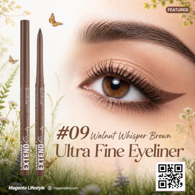 Langmanni Extend Stay Gel Eyeliner - High-Pigmented, Long-Lasting, Smudge-Proof Formula 🛡️, Smooth, Creamy Texture for Precise Application ✨, Perfect for Bold or Everyday Looks 💖! shade 1354c09