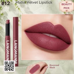 Langmanni Smooth Sculpting Velvet Matte Lipstick shade 1355c12