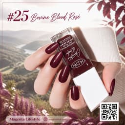 Kudan Peel-off Glossy Nailpolish shade 1365c25