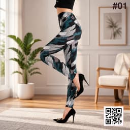 Stretchy Cotton Blend Leggings shade 1420c01