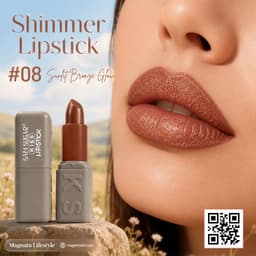 SAM Sugar Kiss Shimmer Lipstick shade 1453c08
