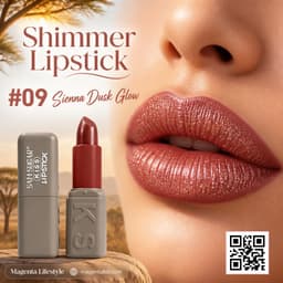 SAM Sugar Kiss Shimmer Lipstick shade 1453c09