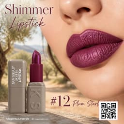 SAM Sugar Kiss Shimmer Lipstick shade 1453c12