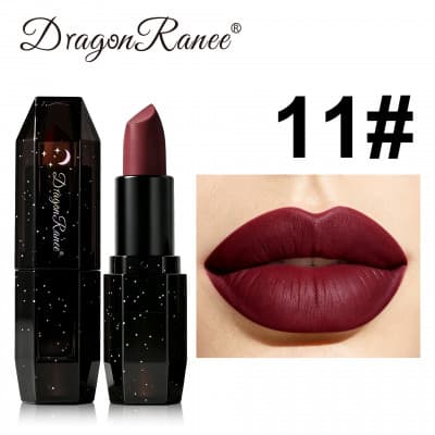 DragonRanee Obsidian Starlight Matte Lipstick shade 1455c11